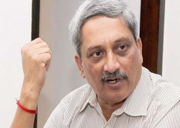 Manohar Parrikar, Goa Chief minister during interview with TOI in Bangalore on Sunday (TOI STORY)