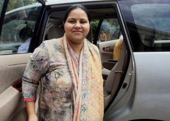 RS MP Misa Bharti at the Parliament house, the start of the monsoon session  on Monday in New Delhi. Express photo by Prem Nath Pandey 18 july 2016 *** Local Caption *** RS MP Misa Bharti at the Parliament house, the start of the monsoon session  on Monday in New Delhi.