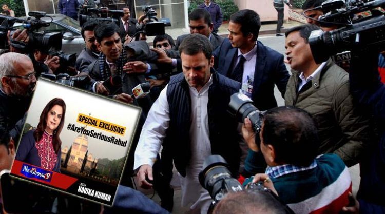 Congress President Rahul Gandhi at the Parliament house in Delhi on Tuesday Express photo by Prem Nath Pandey 19 Dec 17