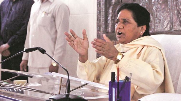 BSP Chief Mayawati at the press conference in new Delhi on Tuesday Express photo by Prem Nath Pandey 22 sep 15