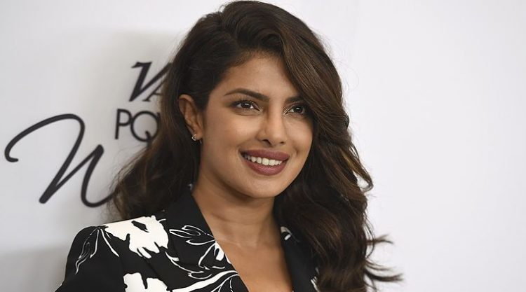 Priyanka Chopra arrives at Variety's Power of Women Luncheon at the Beverly Wilshire hotel on Friday, Oct. 13, 2017, in Beverly Hills, Calif. (Photo by Jordan Strauss/Invision/AP)