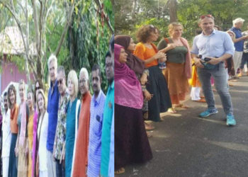 മനുഷ്യചങ്ങലയില്‍ പങ്കെടുത്ത വിദേശികള്‍ കുടുങ്ങും, സോഷ്യല്‍ മീഡിയ പോസ്റ്റുകള്‍ മുക്കി സിപിഎമ്മുകാര്‍