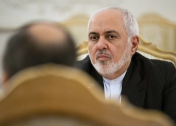 Iranian Foreign Minister Mohammad Javad Zarif listens to Russian Foreign Minister Sergey Lavrov during their talks in Moscow, Russia, Monday, Dec. 30, 2019. (AP Photo/Alexander Zemlianichenko)