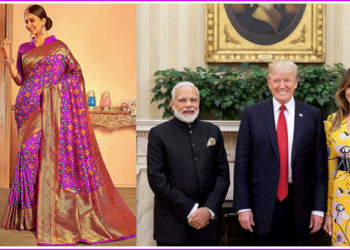 പ്രഥമ വനിതയ്ക്ക് പ്രധാനമന്ത്രിയുടെ നാട്ടിൽ നിന്നുള്ള ഉപഹാരം : മെലാനിയ ട്രംപിന് ഇന്ത്യ സമ്മാനമായി നൽകുന്നത് പട്ടോള പട്ടുസാരി