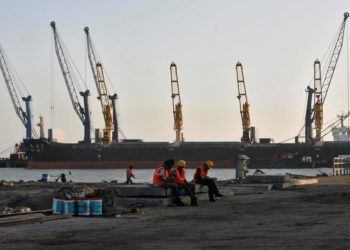 മിസൈൽ വിക്ഷേപണ സംവിധാനങ്ങൾ അടങ്ങിയ പാകിസ്ഥാനിലേക്കുള്ള കപ്പൽ ഗുജറാത്ത് തുറമുഖത്ത് : പ്രതിരോധ ഗവേഷണ ഉദ്യോഗസ്ഥരുടെ പരിശോധന നടക്കുന്നു