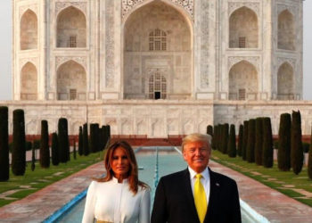 പ്രണയ സൗധത്തിന്റെ മനോഹര കാഴ്ചകൾ : താജ്മഹലിലെ ദൃശ്യങ്ങൾ പങ്കു വെച്ച് മെലനിയ ട്രംപ്