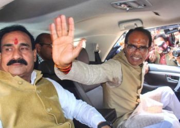 മധ്യപ്രദേശില്‍ അഞ്ച് പുതിയ മന്ത്രിമാര്‍: ലളിതമായ ചടങ്ങോടെ സത്യപ്രതിജ്ഞ