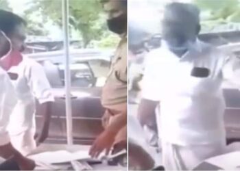 ലോക് ഡൗണ് ലംഘിച്ചതിന് പിഴ ചുമത്തി:സ്റ്റേഷനിലെത്തി പോലിസുകാരെ അസഭ്യം പറഞ്ഞും, ഭീഷണിപ്പെടുത്തിയും സിപിഎം നേതാക്കള്-ദൃശ്യങ്ങള് പുറത്ത്