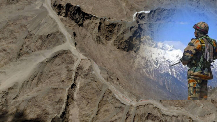 A satellite image of Galwan Valley in Ladakh, India June 9, 2020. Picture taken June 9, 2020. Planet Labs Inc/Handout via REUTERS THIS IMAGE HAS BEEN SUPPLIED BY A THIRD PARTY. MANDATORY CREDIT. NO RESALES. NO ARCHIVES.