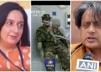 ഗാല്‍വാനില്‍ ചൈന ഇന്ത്യന്‍ സൈനികര്‍ക്ക് ഓക്‌സിജന്‍ നല്‍കിയെന്നത് വ്യാജ വീഡിയോ : ചൈനീസ് ട്വിറ്റര്‍ അക്കൗണ്ടിലെ വീഡിയോയെ പിന്തുണച്ച ശശി തരൂര്‍ വെട്ടിലായി, വിമര്‍ശനവുമായി ബിജെപി