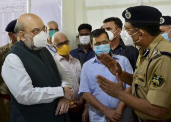 ലോകത്തിലെ ഏറ്റവും വലിയ കോവിഡ് ആശുപത്രി ഡൽഹിയിൽ ഉദ്‌ഘാടനം ചെയ്തു : സന്ദർശനം നടത്തി അമിത്ഷായും രാജ്‌നാഥ് സിങ്ങും