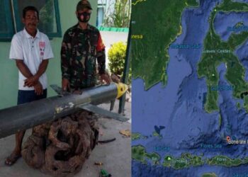 ഇന്തോനേഷ്യൻ മത്സ്യത്തൊഴിലാളികളുടെ വലയിൽ ‘കുടുങ്ങിയത്’ ചൈനീസ് സമുദ്ര ഡ്രോൺ : ചിത്രങ്ങൾ പുറത്ത്