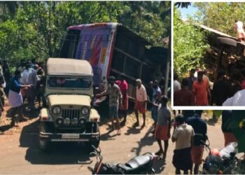കാസർകോട് വിവാഹസംഘത്തിന്റെ ബസ് മറിഞ്ഞ് വൻ അപകടം; 5 മരണം, നിരവധി പേര് ഗുരുതരാവസ്ഥയിൽ : രക്ഷാപ്രവർത്തനം തുടരുന്നു