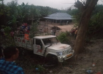 ത്രിപുരയിൽ വാഹനാപകടം; തെരഞ്ഞെടുപ്പ് റാലി കഴിഞ്ഞ് മടങ്ങുകയായിരുന്ന ബിജെപി പ്രവർത്തകർ മരിച്ചു