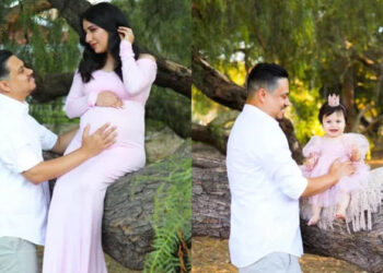 ഭാര്യയുടെ ഓര്‍മ്മദിനവും മകളുടെ ഒന്നാം പിറന്നാളും ഒരേ ദിവസം ; മകള്‍ക്കൊപ്പം ഫോട്ടോഷൂട്ട് ഒരുക്കി അച്ഛൻ