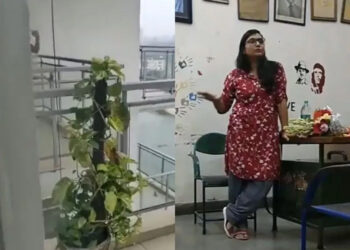 ഇന്ത്യാ വിരുദ്ധ മുദ്രാവാക്യം; ജെ എൻ യു പ്രൊഫസർ റോസിന നസീറിന്റെ ഭർത്താവിനെതിരെ പരാതി (വീഡിയോ)