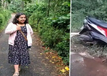 സ്കൂട്ടറിൽ ലോറിയിടിച്ച് കെപിസിസി സെക്രട്ടറിയുടെ മകൾക്ക് ദാരുണാന്ത്യം; മരിച്ചത് പത്താം ക്ലാസ് വിദ്യാർത്ഥിനി
