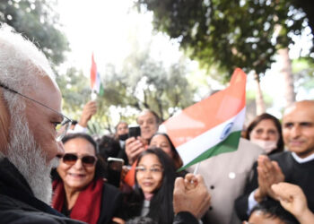 ശിവതാണ്ഡവ സ്തോത്രം ആലപിച്ചും, ‘ഭാരത് മാതാ കീ ജയ്’ വിളിച്ചും നരേന്ദ്രമോദിയെ വരവേറ്റ് ഇറ്റലിയിലെ ഇന്ത്യൻ സമൂഹം (വീഡിയോ)