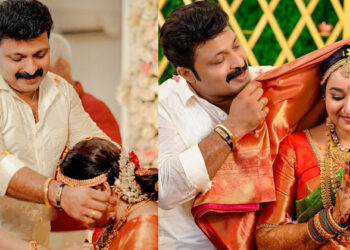 നടന്‍ ടോഷ് ക്രിസ്റ്റിയും നടി ചന്ദ്ര ലക്ഷ്മണും വിവാഹിതരായി