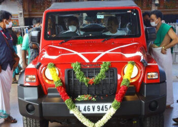 ‘ഗുരുവായൂരപ്പനോട് ഭക്തിയും ഇഷ്ടവും‘: ഥാർ ലേലത്തിൽ സ്വന്തമാക്കി അമൽ മുഹമ്മദ്