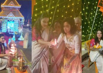 ഷാലോം നമസ്തേ, പൊൻകുന്നം ക്ഷേത്രത്തിലെ കുംഭ ഭരണി ഉത്സവത്തിൽ പങ്കെടുത്ത് ഇസ്രയേലി വനിത