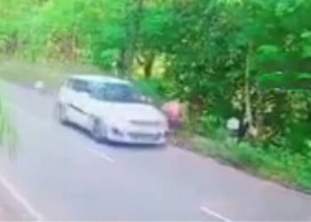 സ്‌കൂട്ടറിൽ പോവുകയായിരുന്ന യുവാവിനെ കാറിടിച്ച് കൊല്ലാൻ ശ്രമം; പോലീസിൽ പരാതി നൽകാതെ പരിക്കേറ്റയാൾ