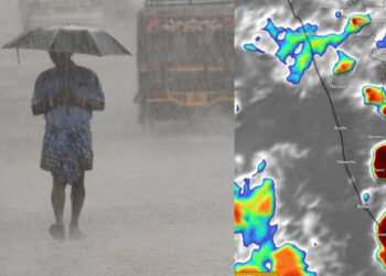 ശക്തി പ്രാപിച്ച് വേനൽ മഴ; ഇന്ന് ആറ് ജില്ലകളിൽ യെല്ലോ അലർട്ട്; ഞായറാഴ്ച 4 ജില്ലകളിൽ ഓറഞ്ച് അലർട്ട്