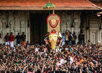 ആനപ്രേമികൾക്ക് നോവായി രാമനില്ലാതെ പൂരവിളമ്പരം, പകരക്കാരനായി ശിവകുമാർ