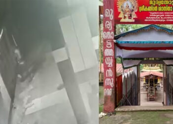 വെള്ളറടയിൽ ധർമ്മ ശാസ്താ ക്ഷേത്രത്തിൽ മോഷണ ശ്രമം; പ്രതിയെ പിടികൂടി പോലീസിലേൽപ്പിച്ച് നാട്ടുകാർ