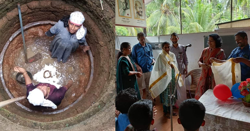ഇതിനൊക്കെയല്ലേ കൈയ്യടിക്കേണ്ടത്; സ്‌കൂളിലെ കിണറ്റിലിറങ്ങി മണ്ണും ചെളിയും കോരി അദ്ധ്യാപികമാർ; അഭിനന്ദിച്ച് വിദ്യാഭ്യാസമന്ത്രിയും സോഷ്യൽ മീഡിയയും