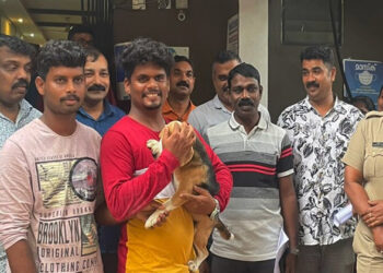ബീഗിളിന് ആശ്വാസം; ഒടുവിൽ മുതലാളിയെത്തി; നായ്ക്കുട്ടിയെ ഉടമയ്‌ക്കൊപ്പം വിട്ട് പാല പോലീസ്