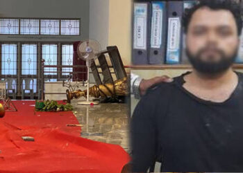 ക്രിസ്ത്യൻ പള്ളി അടിച്ചു തകർത്തു; ബംഗളൂരുവിൽ മലയാളി യുവാവ് അറസ്റ്റിൽ