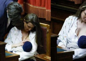 ഇറ്റാലിയൻ പാർലമെന്റിനുള്ളിൽ കുഞ്ഞിന് മുലയൂട്ടി സഭാംഗം; ​ പിന്നീട് സംഭവിച്ചതിങ്ങനെ