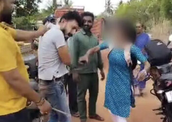 കോളേജ് വിദ്യാർത്ഥിനിയെ ശല്യം ചെയ്തു; ചെരുപ്പൂരി അക്രമിയുടെ മുഖത്തടിച്ച് പെൺകുട്ടി