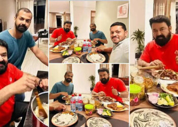 യൂറോപ്യൻ പര്യടനം കഴിഞ്ഞു; അച്ഛനൊപ്പം പാചക പരീക്ഷണങ്ങളുമായി പ്രണവ് മോഹൻലാൽ