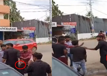 കത്തിയുമായി നടുറോഡിൽ ഭീതി പരത്തി ഇതര സംസ്ഥാന തൊഴിലാളികൾ; ഒരാൾക്ക് കുത്തേറ്റു; സംഭവം പത്തനംതിട്ട നഗരത്തിൽ