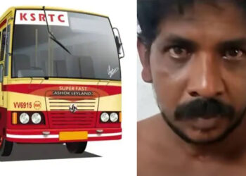 കെഎസ്ആർടിസി ബസിൽ വീണ്ടും നഗ്നതാ പ്രദർശനം; യുവതി ബഹളം വെച്ചതോടെ നാട്ടുകാർ ”കൈകാര്യം”ചെയ്ത് പോലീസിൽ ഏൽപ്പിച്ചു