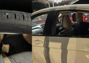 കൊച്ചിയിൽ മാദ്ധ്യമ പ്രവർത്തകയുടെ കാറിന് നേരെ ആക്രമണം; കോൺക്രീറ്റ് കട്ടകൊണ്ട് ഗ്ലാസുകൾ അടിച്ച് തകർത്തു; ടയറിൽ ആണി അടിച്ചു