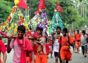 കൻവാരി യാത്രക്കാർക്ക് നേരെ മസ്ജിദിൽ നിന്ന് കല്ലേറ്, ആക്രമണം; നിരവധി പേർക്ക് പരിക്കേറ്റു