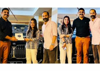 ബിഎംഡബ്ല്യു 7 സീരീസ് സ്വന്തമാക്കി ഫഹദും നസ്രിയയും ; വില 1.70 കോടി