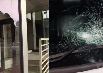 ഏഷ്യാനെറ്റ് ന്യൂസിന്റെ ഓഫീസിന് നേരെ ആക്രമണം; ജീവനക്കാരുടെ വാഹനം കല്ലെറിഞ്ഞ് തകർത്തു; യുവാവ് പിടിയിൽ