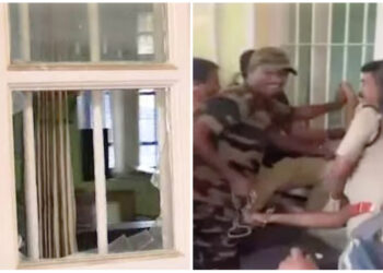 കോടതിയിൽ അക്രമാസക്തരായി കൊല്ലം കളക്ടറേറ്റ് സ്ഫോടനക്കേസ് പ്രതികൾ ; കോടതിയുടെ ജനൽച്ചില്ല് തകർത്തു