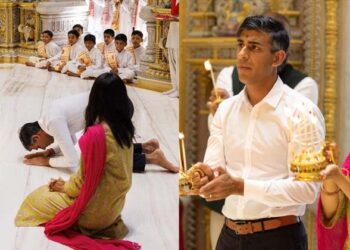 ഹിന്ദു വിരുദ്ധനായ വിൻസ്റ്റൺ ചർച്ചിൽ അലങ്കരിച്ചിരുന്ന അതേ പദവിയിൽ ഇരുന്നു കൊണ്ട് ഒരു സനാതനി ലണ്ടനിൽ ‘ ജയ് ശ്രീറാം’ മുഴക്കി; സനാതന ധർമ്മത്തെ നശിപ്പിക്കും എന്ന് വീമ്പിള്ളക്കുന്നവരോട് ചർച്ചിലിന്റെ കുഴിമാടം പറയുന്നുണ്ട് ‘ഉന്നാൽ മുടിയാത് തമ്പി’