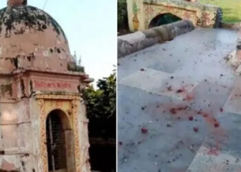 നവ രാത്രി ആഘോഷത്തിന് ദിവസങ്ങൾ മാത്രം; ശിവക്ഷേത്രം ആക്രമിച്ച് മതതീവ്രവാദികൾ; ശക്തമായ പ്രതിഷേധം