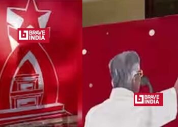 ഇത് എകെജി സെന്ററല്ല സഖാവേ, പൊതുമുതൽ; സർക്കാർ സ്‌കൂളിന്റെ മതിലിലൂടെ പാർട്ടി പ്രചരണം; സംഭവം മുഖ്യമന്ത്രിയുടെ മണ്ഡലത്തിൽ