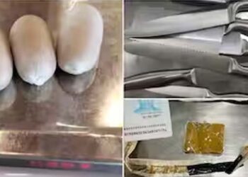 കറിക്കത്തിയുടെ രൂപത്തിൽ വരെ സ്വർണക്കടത്ത്; യുവതിയടക്കം നാല് പേർ പിടിയിൽ