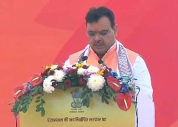 രാജസ്ഥാനെ ഇനി ഭജൻ ലാൽ നയിക്കും; മുഖ്യമന്ത്രിയായി സത്യപ്രതിജ്ഞ ചെയ്ത് അധികാരമേറ്റു