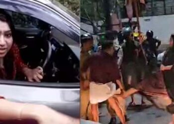 പോലീസിനും നാട്ടുകാർക്കും നേരെ മദ്യലഹരിയിൽ അസഭ്യവർഷവുമായി റസീന വീണ്ടും; പോലീസ് ഉദ്യോഗസ്ഥയെ ചവിട്ടി വീഴ്ത്തി. പരാക്രമത്തിന്റെ വീഡിയോ പുറത്ത്