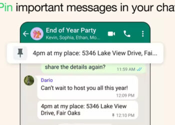 ദേ വാട്സ്ആപ്പില്‍ പിന്നെയും പുതിയ ഫീച്ചര്‍; ഗ്രൂപ്പുകളിലും , വ്യക്തിഗത ചാറ്റുകളിലും മെസേജുകള്‍ പിന്‍ ചെയ്ത് വെയ്ക്കാം