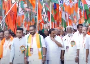 കേരള പദയാത്രയ്ക്ക് കാസർഗോഡ് ഉജ്ജ്വല തുടക്കം